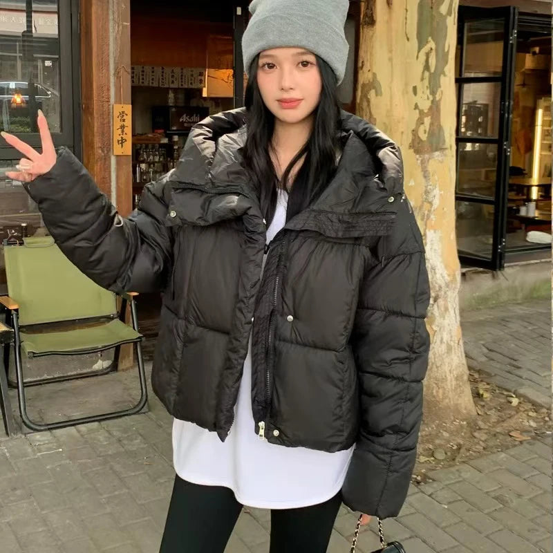 Gidyq Fashion Women Bandage Shirts Korean All Match Streetwear Female Slim Blouse Spring Casual White Bell Sleeve Shirt New - Smarsty