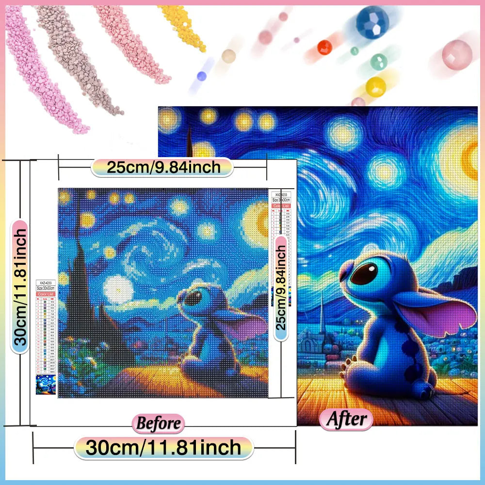 Disney Stitch Diamond Painting Craft Kit for Home Decoration - Smarsty