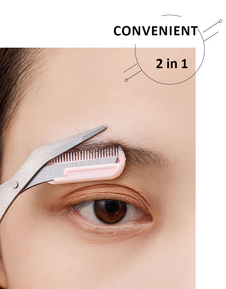 Professional Eyebrow Trimming Knife with Comb - Smarsty