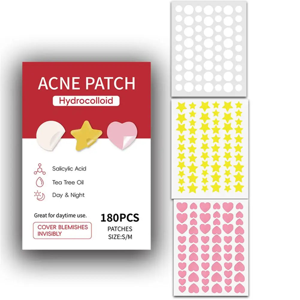 360 Pcs Colorful Hydrocolloid Acne Patches for Quick Healing - Smarsty