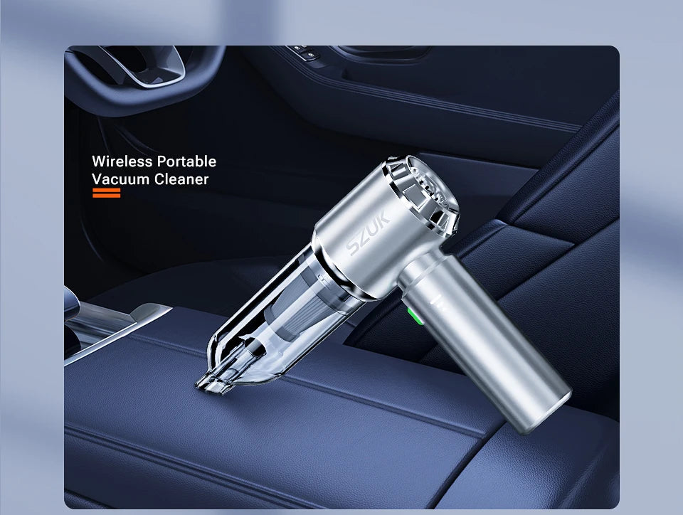 Wireless Car Vacuum Cleaner Powerful Mini Handheld For Home - Smarsty