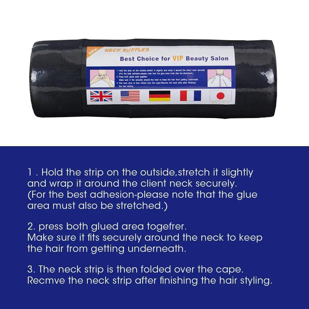 5 Pcs Disposable Hairdresser Neck Strips for Comfortable Haircuts - Smarsty