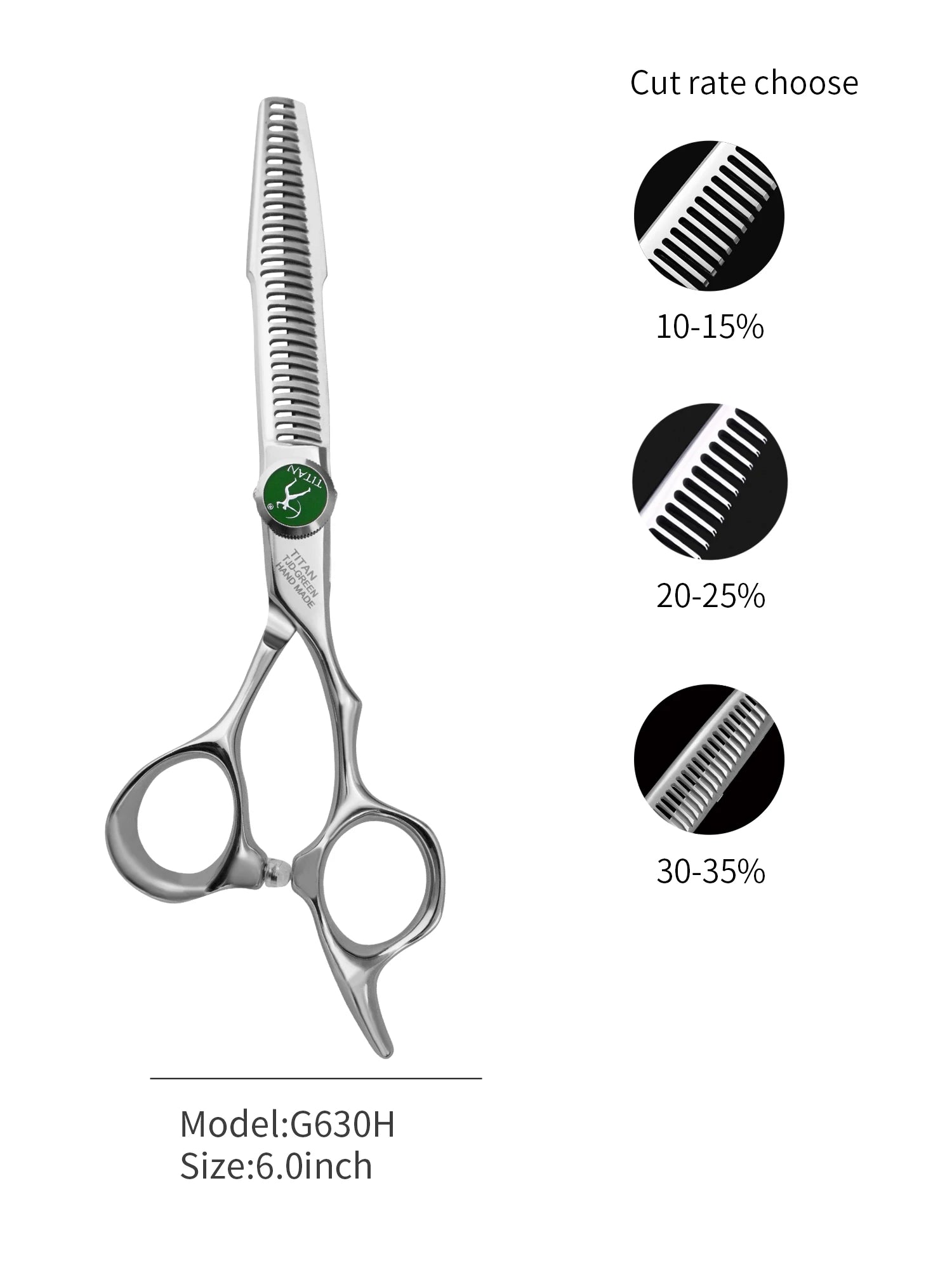 Titan 6 Inch Professional Hairdressing Scissors for Precision Cutting - Smarsty