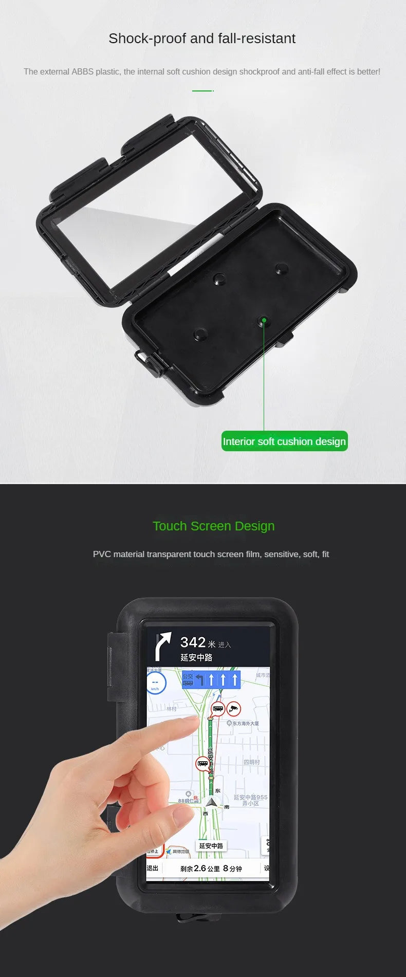 Waterproof Motorcycle Phone Holder Mount On Handlebar - Smarsty