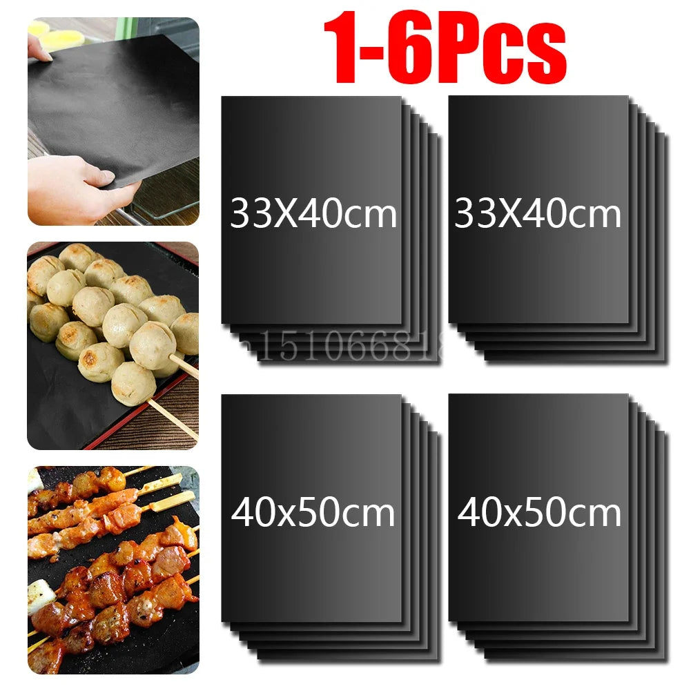 Non-Stick BBQ Grill Mat for Easy Cleanup - Smarsty