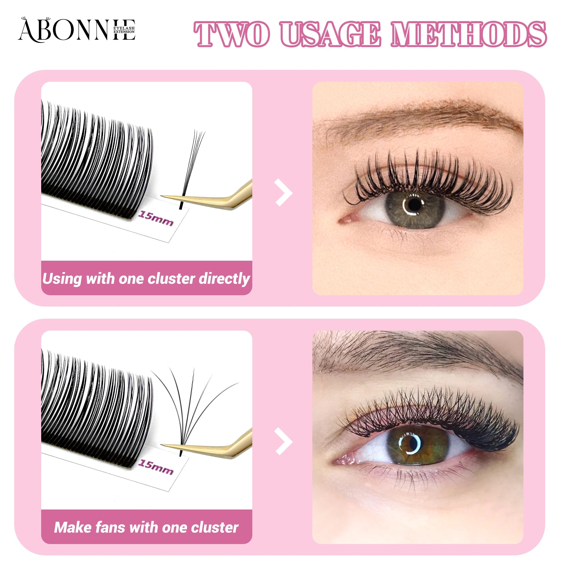 Fluffy 5D Flower Eyelash Extensions for Natural Volume - Smarsty