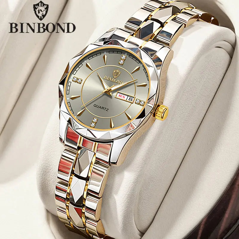 Luxury Waterproof Quartz Watch for Women with Luminous Feature - Smarsty