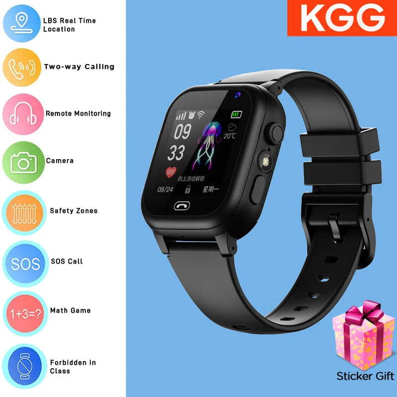 4G Kids Smart Watch With SOS Call And Waterproof Design - Smarsty