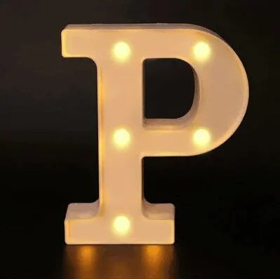 Colorful LED Letter Light for Weddings and Birthdays - Smarsty