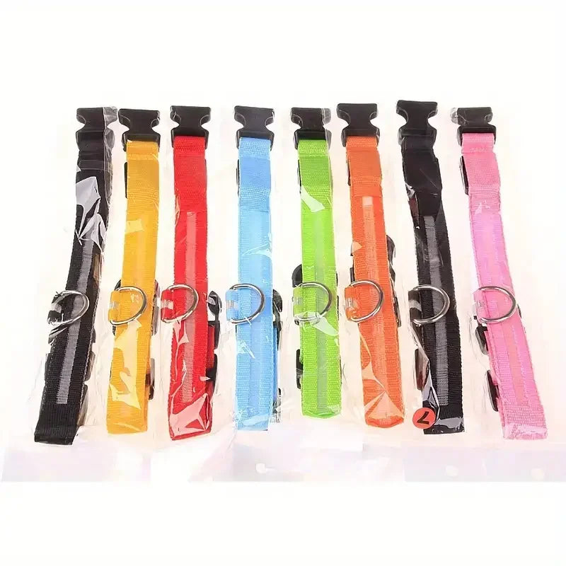 Nylon LED Glow In The Dark Dog Leash - Smarsty