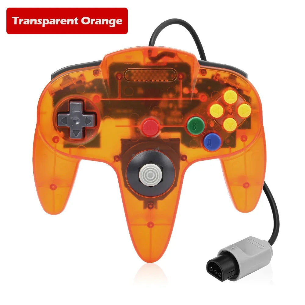 N64 Classic Wired Gamepad Controller With 8 Color Options - Smarsty