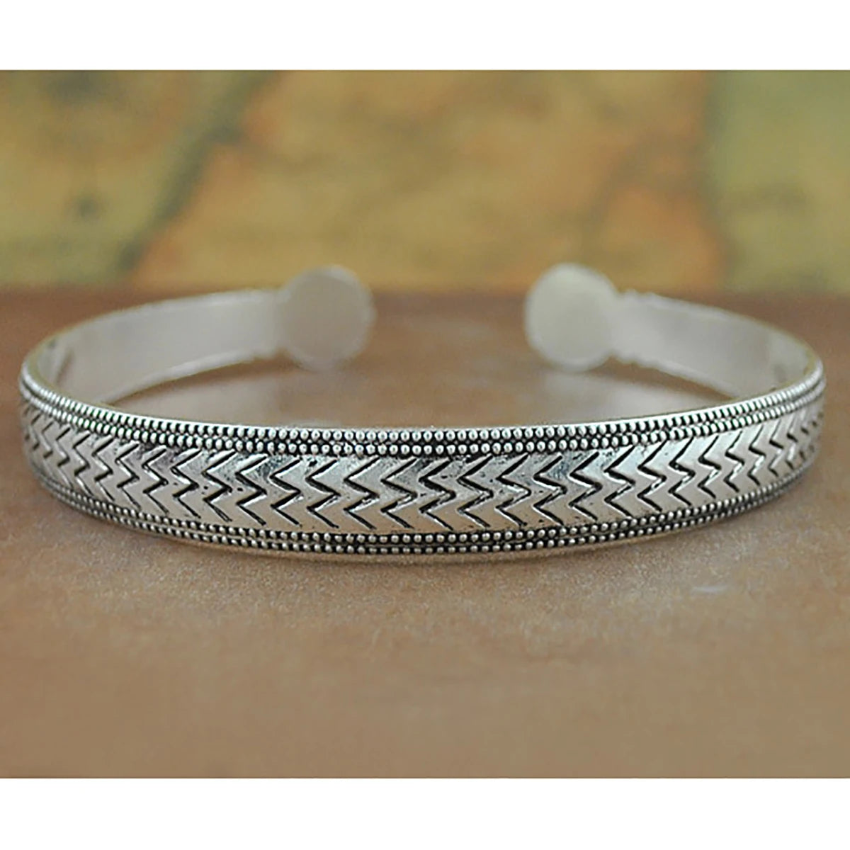 Vintage Tibetan Silver Cuff Bracelet for Unique Style - Smarsty