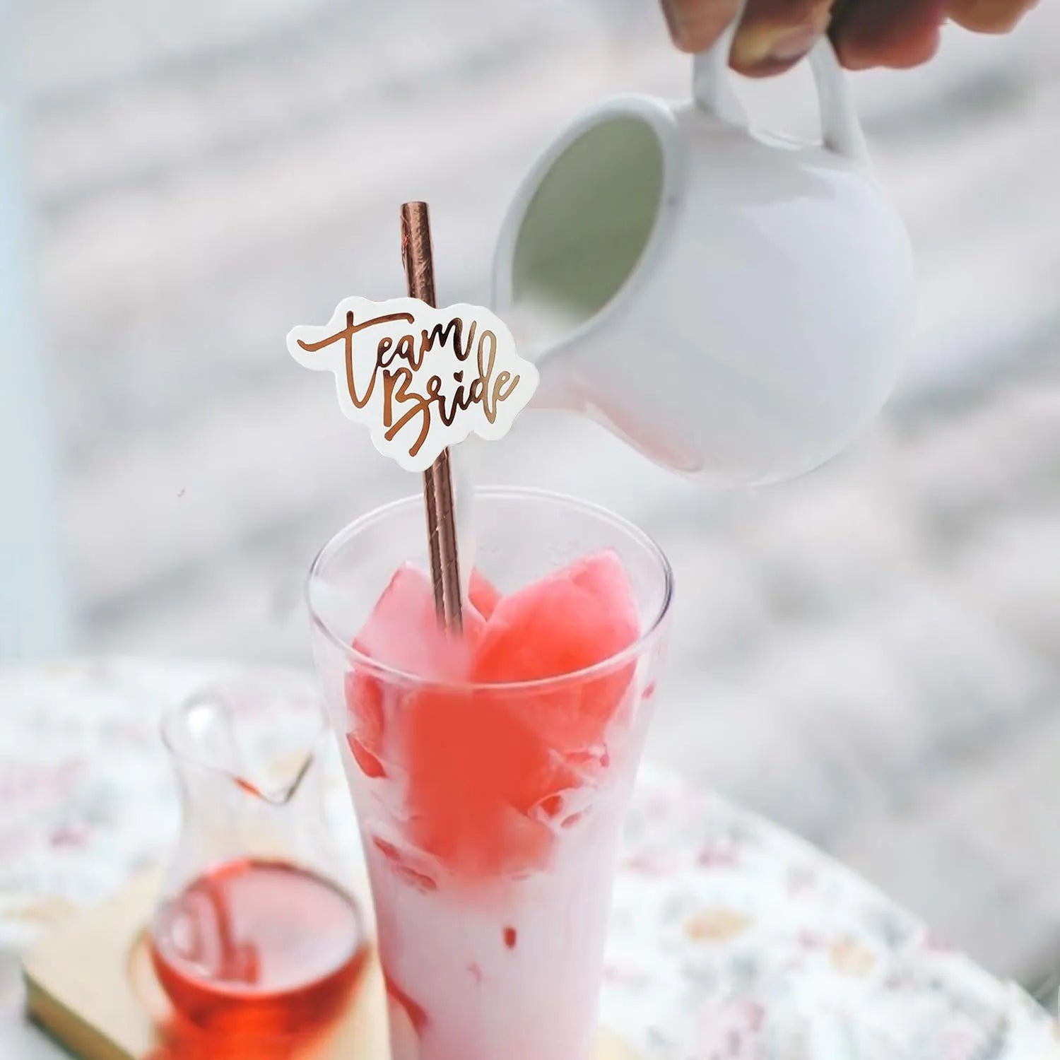 Team Bride Plastic Drinking Cups for Bachelorette Party - Smarsty