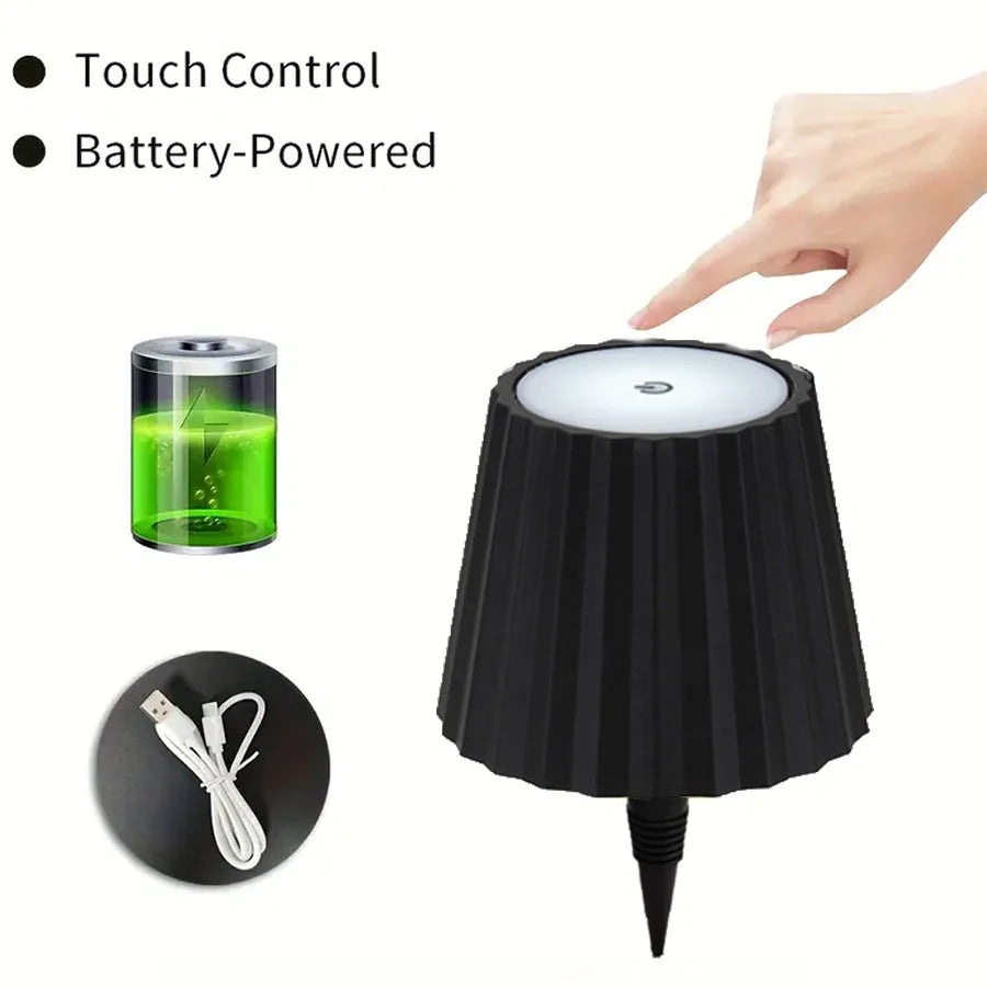 Wireless Bottle Lamp with 3-Color Touch Control - Smarsty