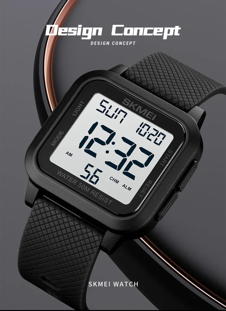 Skmei 1894 Military Waterproof Digital Watch for Men - Smarsty