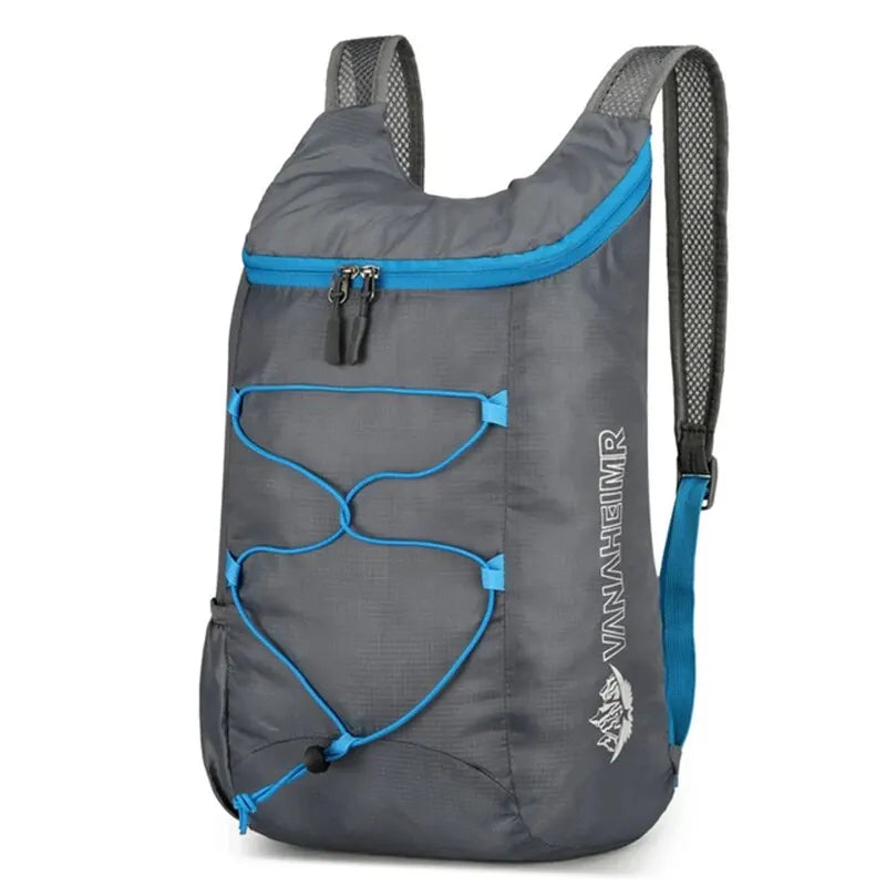 Multifunctional Outdoor Folding Backpack High Density Lightweight Waterproof Nylon Fabric Sports Bag for Camping Hiking Travel - Smarsty