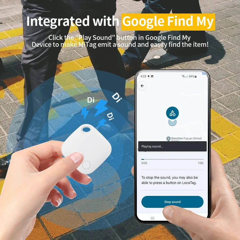 Bluetooth GPS Tracker for Android Devices with Key Finder - Smarsty