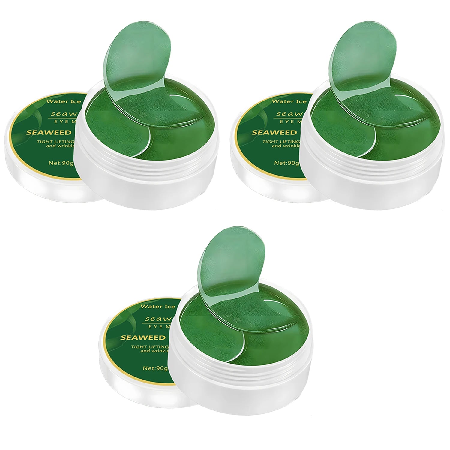 Seaweed Hyaluronic Acid Eye Masks for Dark Circles - Smarsty