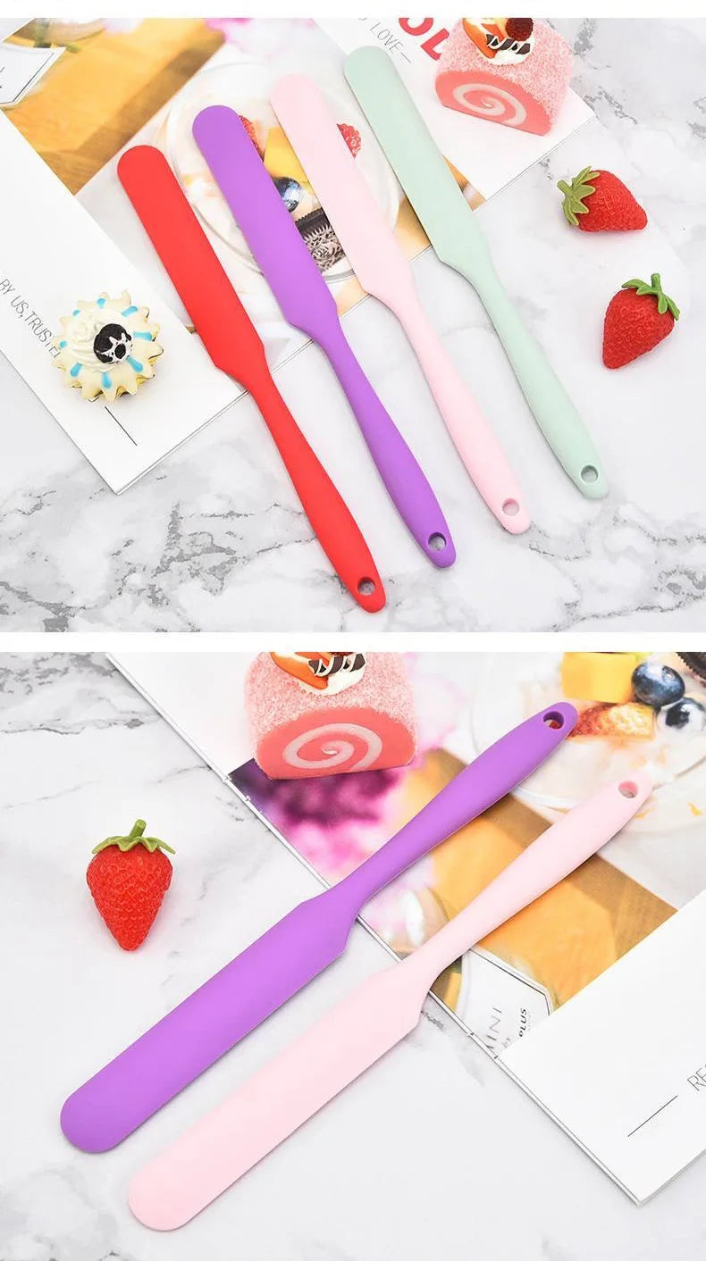 Heat Resistant Silicone Spatula for Baking and Mixing - Smarsty