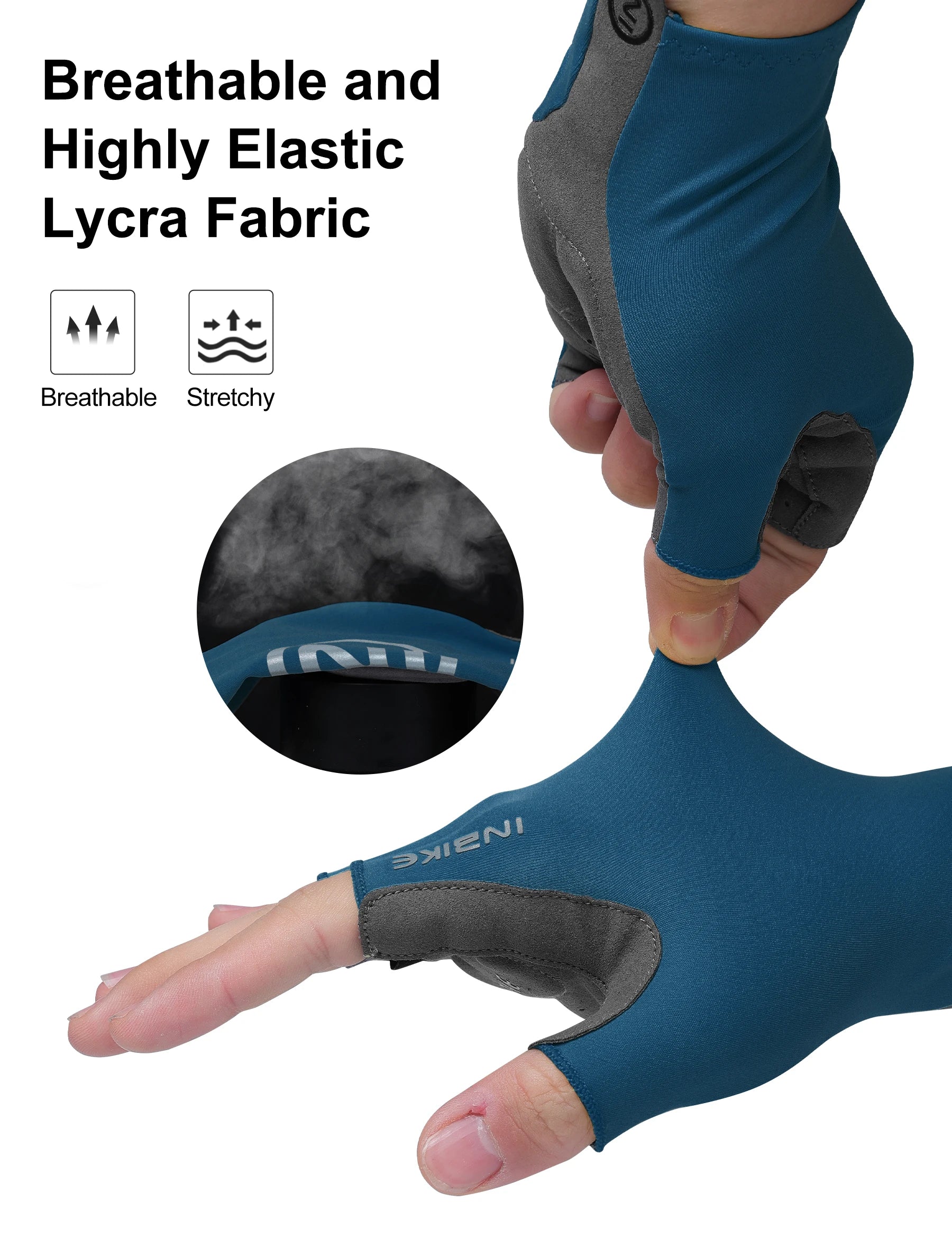 INBIKE Gel Padded Cycling Gloves Summer MTB - Smarsty