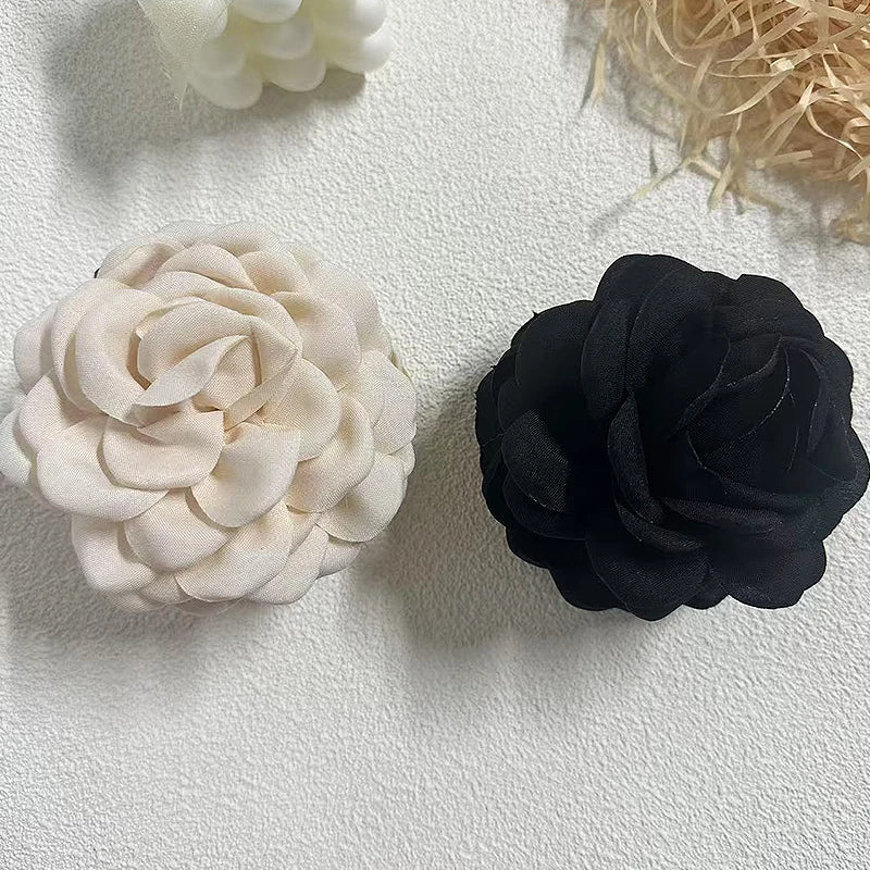 Elegant Rose Hair Clip For Women Secure Back Hair Style - Smarsty