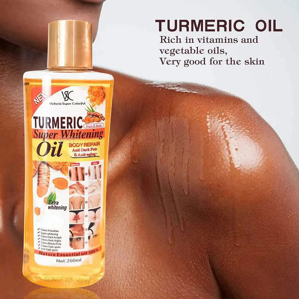 Turmeric Essential Oil Skin Care Massage Oil 200ml - Smarsty