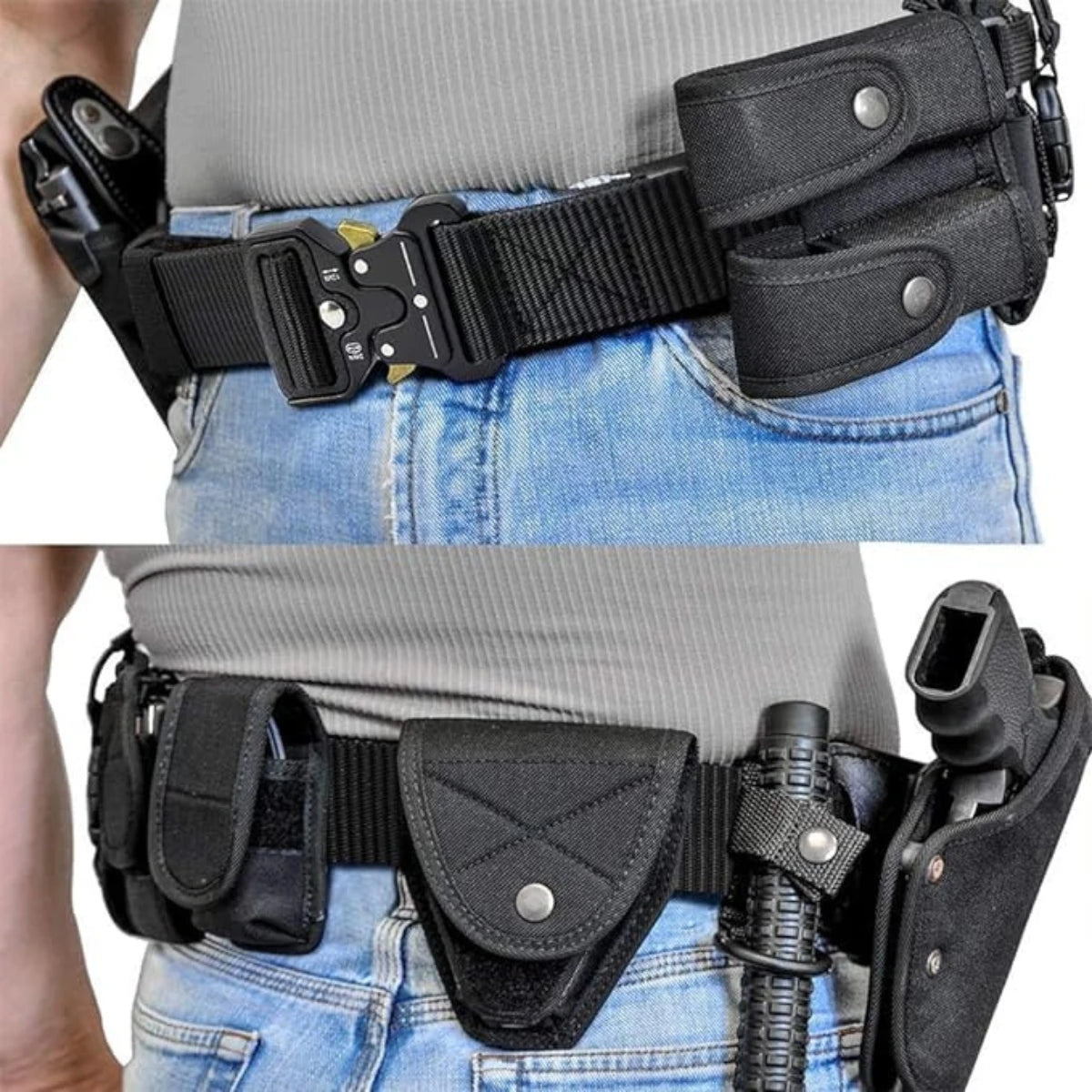 Tactical Canvas Belt Mens Military Outdoor Waistband - Smarsty