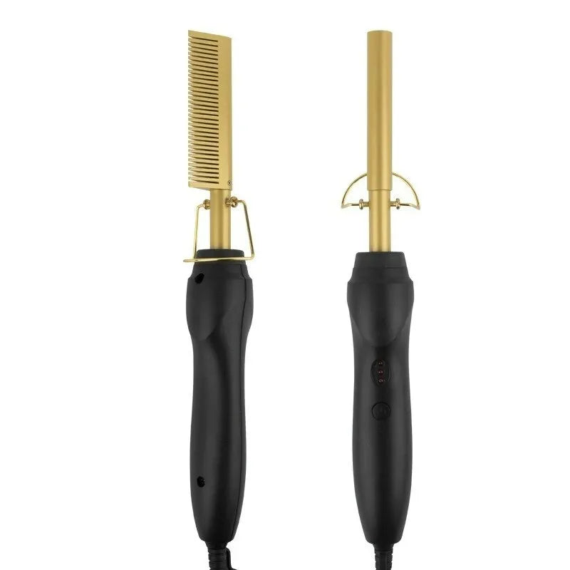Multi-Functional Electric Hair Straightener and Curler - Smarsty