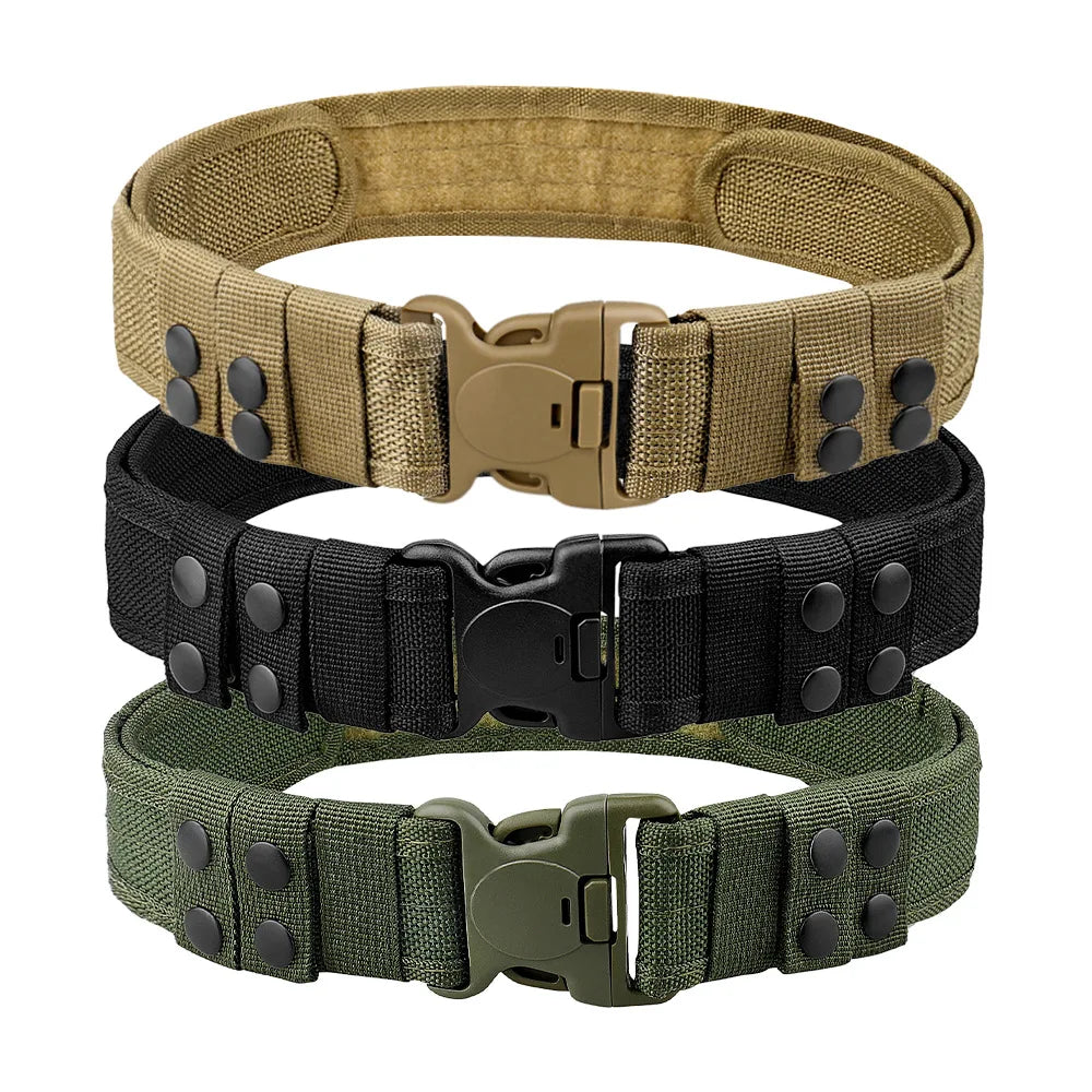 Quick Release Tactical Belt for Men Durable Outdoor Combat Belt - Smarsty
