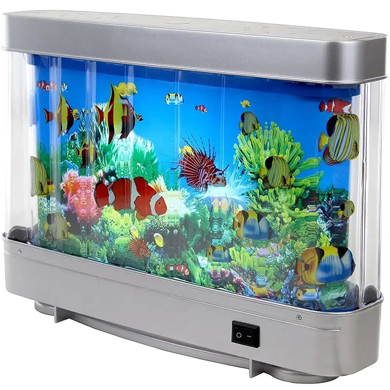Tropical Fish Tank Lamp with Motion Effect Night Light - Smarsty