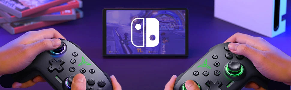 Dinofire Wireless Bluetooth RGB Controller for Nintendo Switch - Smarsty