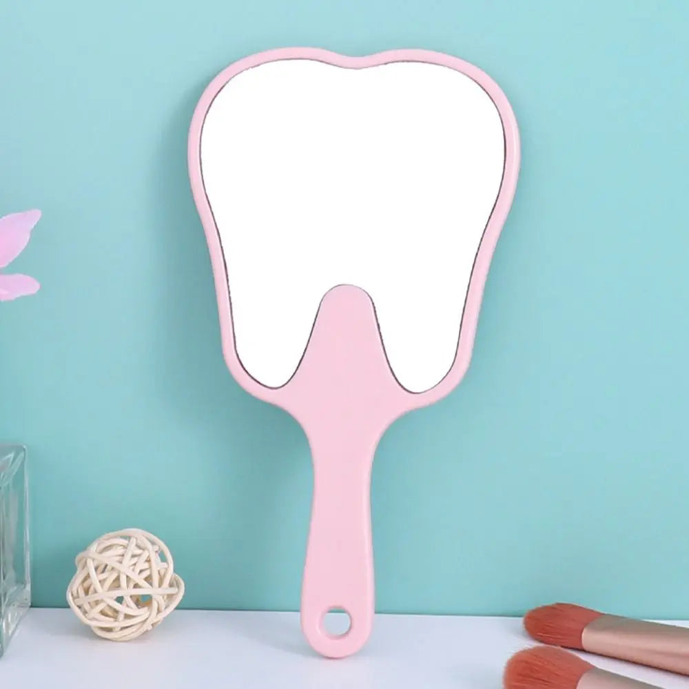 Tooth Shaped Handheld Mirror for Makeup and Dental Use - Smarsty