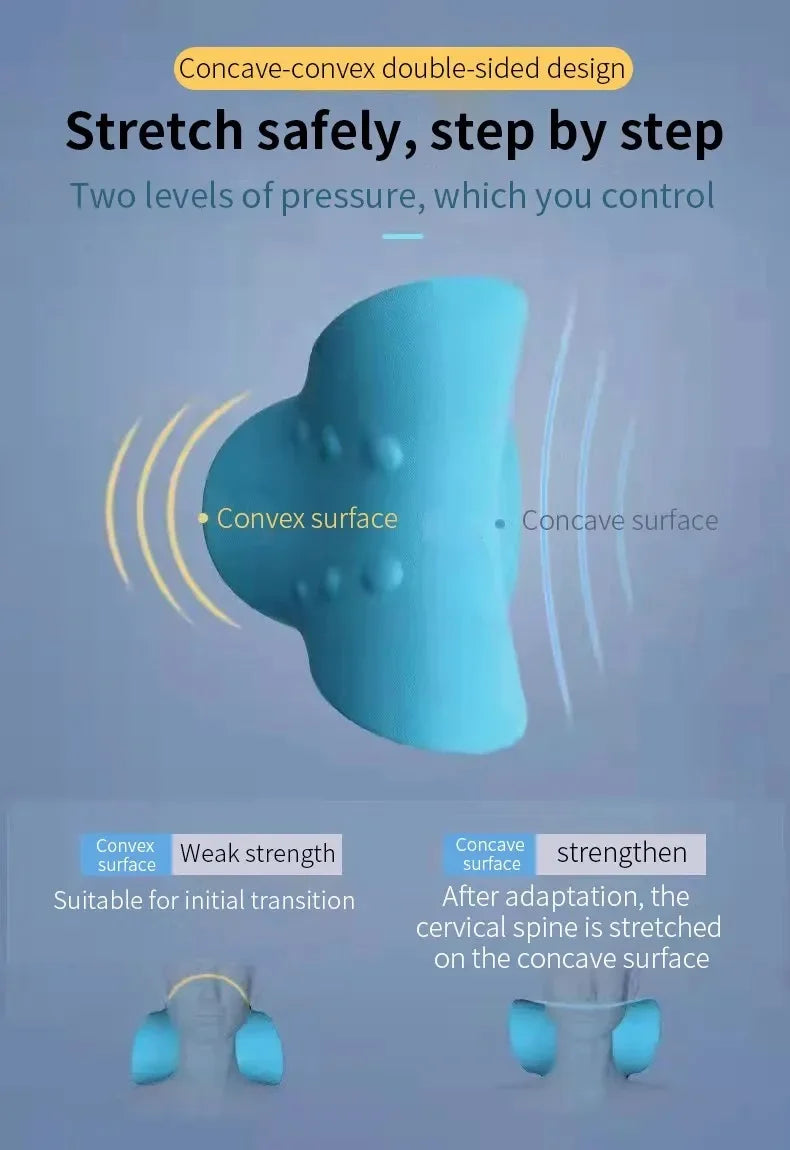 U-Shaped Cervical Massage Pad for Neck Support - Smarsty