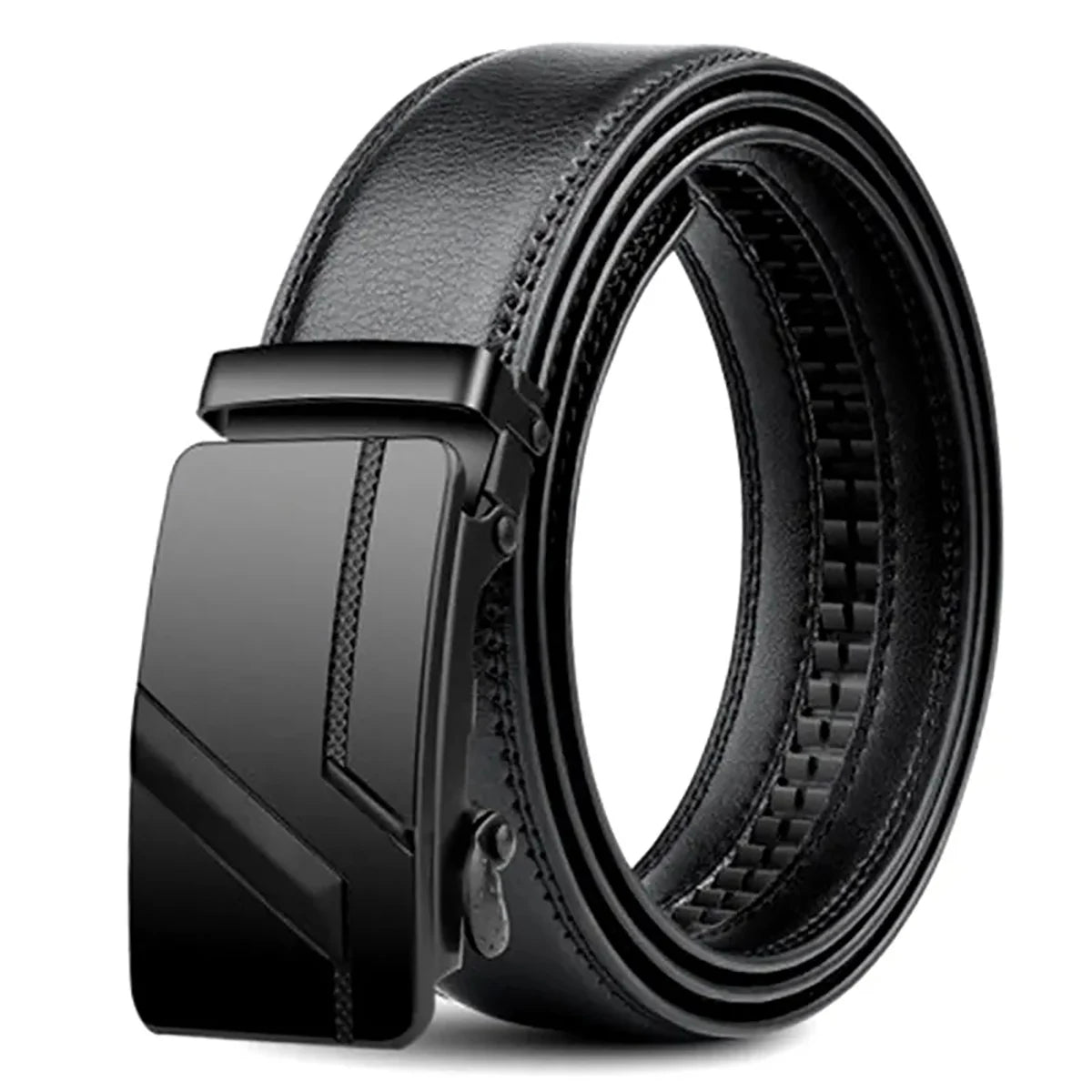 Mens PU Leather Automatic Buckle Belt High Quality - Smarsty