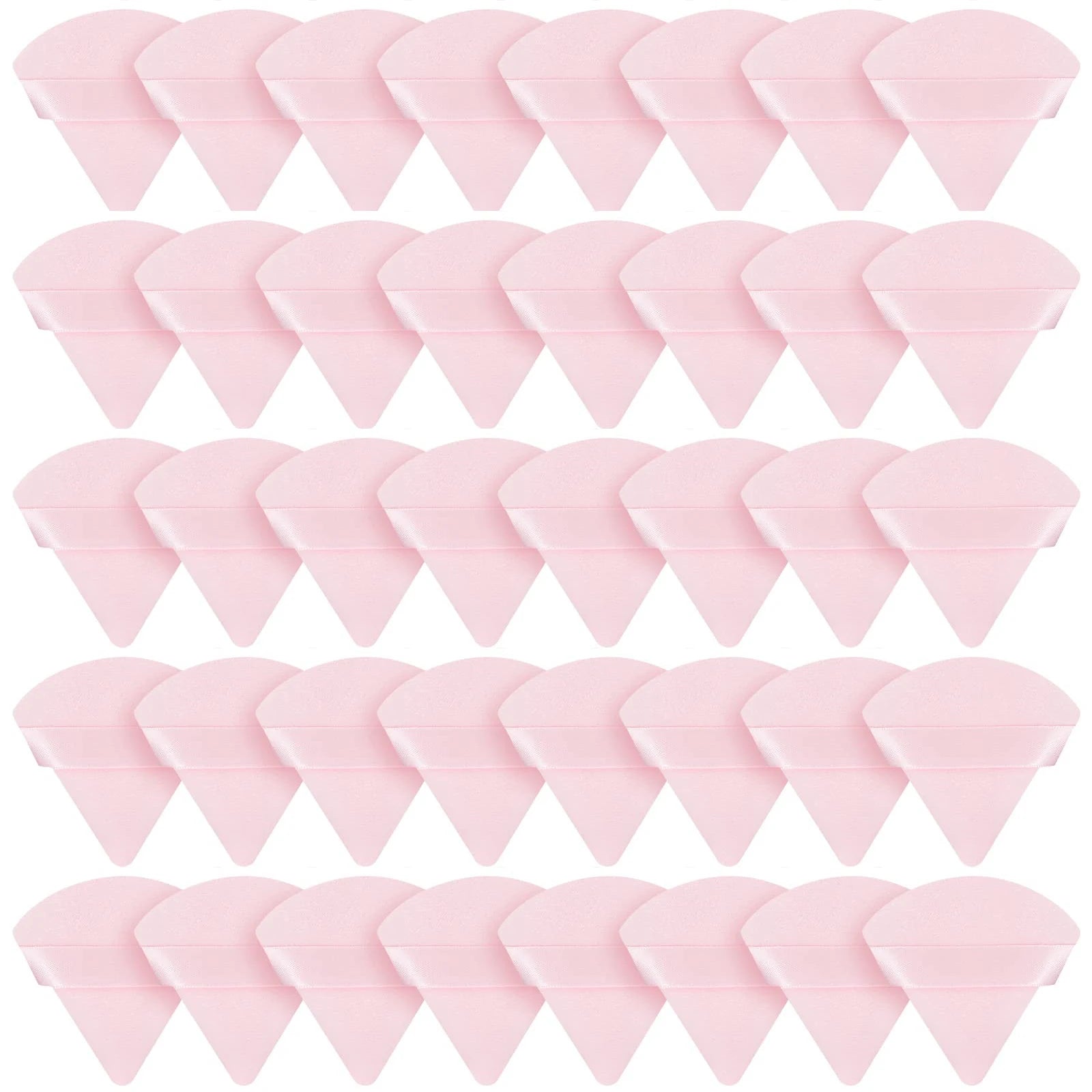 Wholesale 50Pcs Velvet Makeup Powder Puffs Soft and Washable - Smarsty