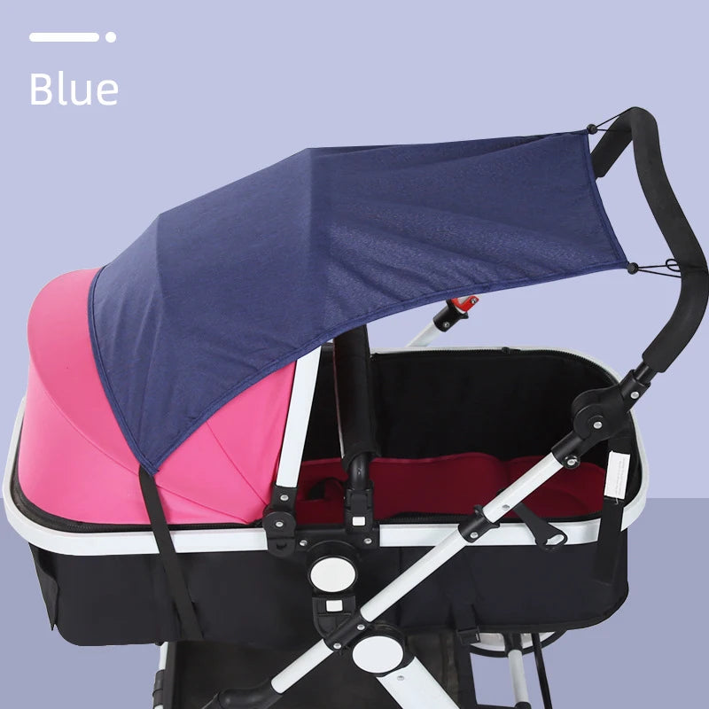 Universal Baby Stroller Accessories Sun Shade UV Protection Sunshade Carriage Canopy Cover for Prams Infants Car Seat Sun Visor by Smarsty