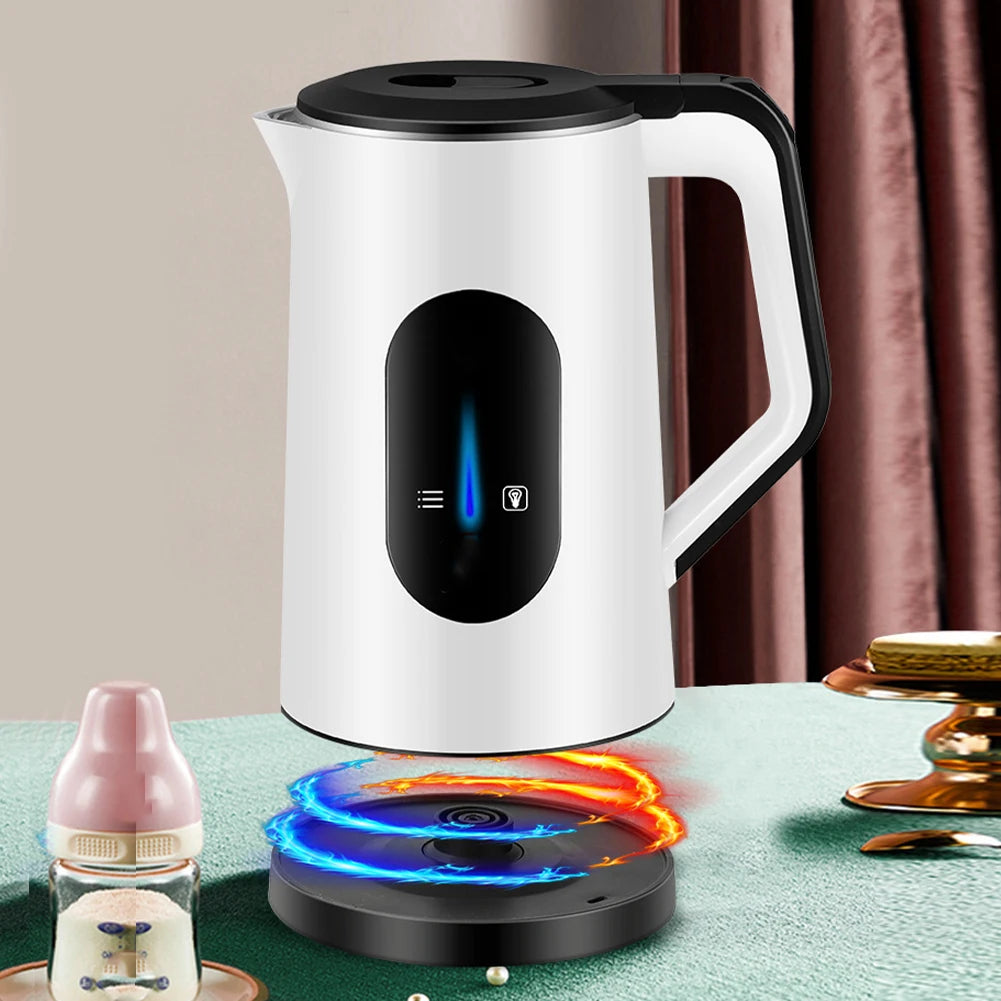 2.2L Electric Kettle Temperature Control Bottle Electric Digital Display Hot Water Boiler Auto-Shutoff Thermal Water Kettle