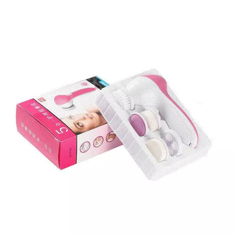 5 in 1 Electric Facial Cleaner with Vibration Massage - Smarsty