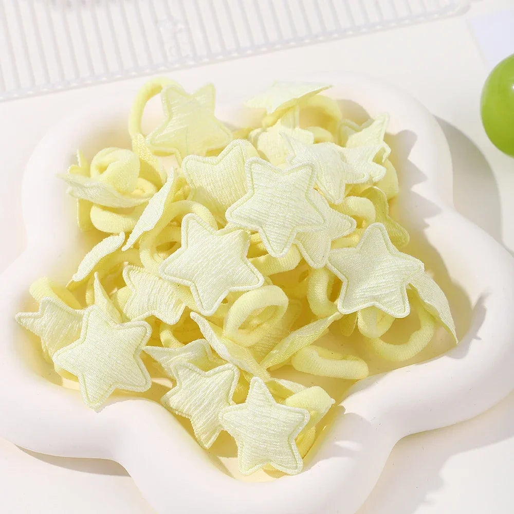 Cute Girls Hair Ties Soft No Harm Ponytail Holders 10Pack - Smarsty