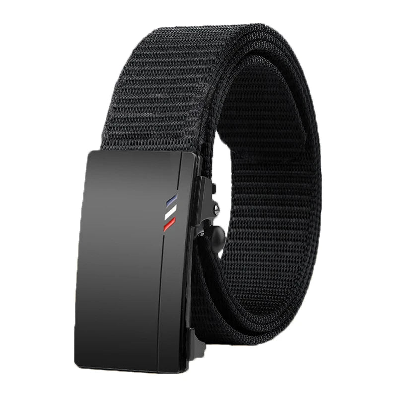 Casual Men's Nylon Belt Breathable Automatic Buckle - Smarsty