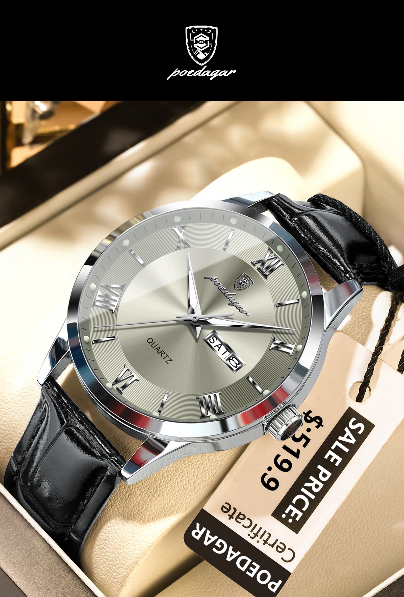 Luxury Waterproof Military Watch For Men with Luminous Dial - Smarsty