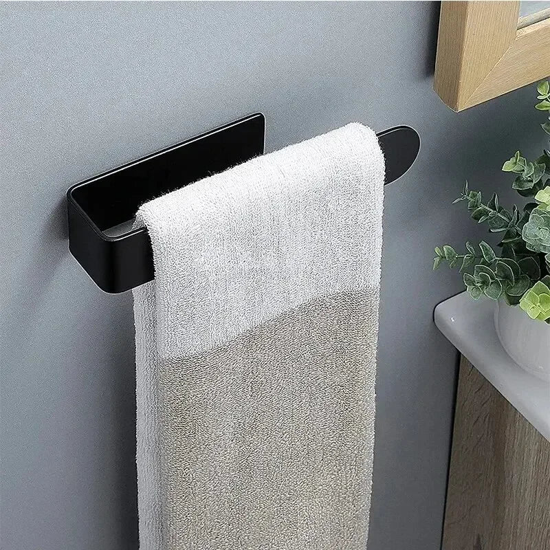 Self-Adhesive Stainless Steel Towel Rack for Bathroom - Smarsty