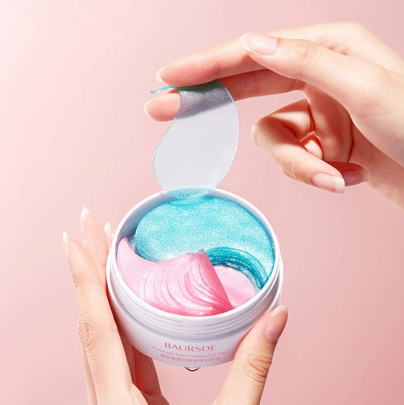 Gold Crystal Collagen Eye Masks for Dark Circles Removal - Smarsty