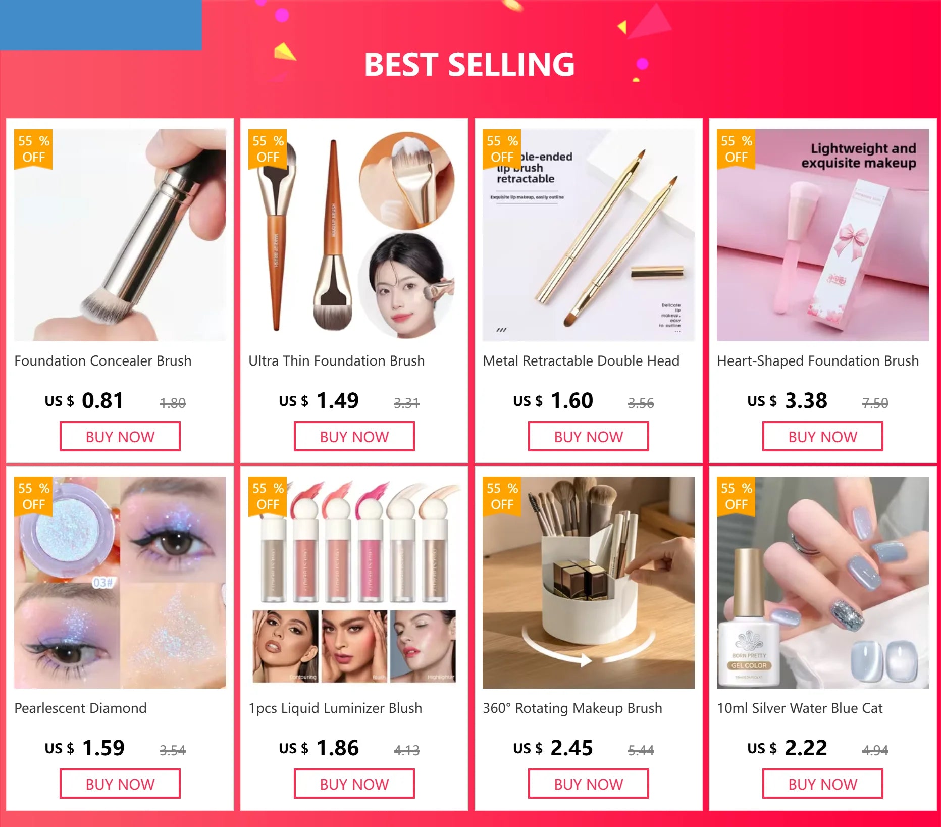 Precision Concealer Makeup Brush for Flawless Coverage - Smarsty