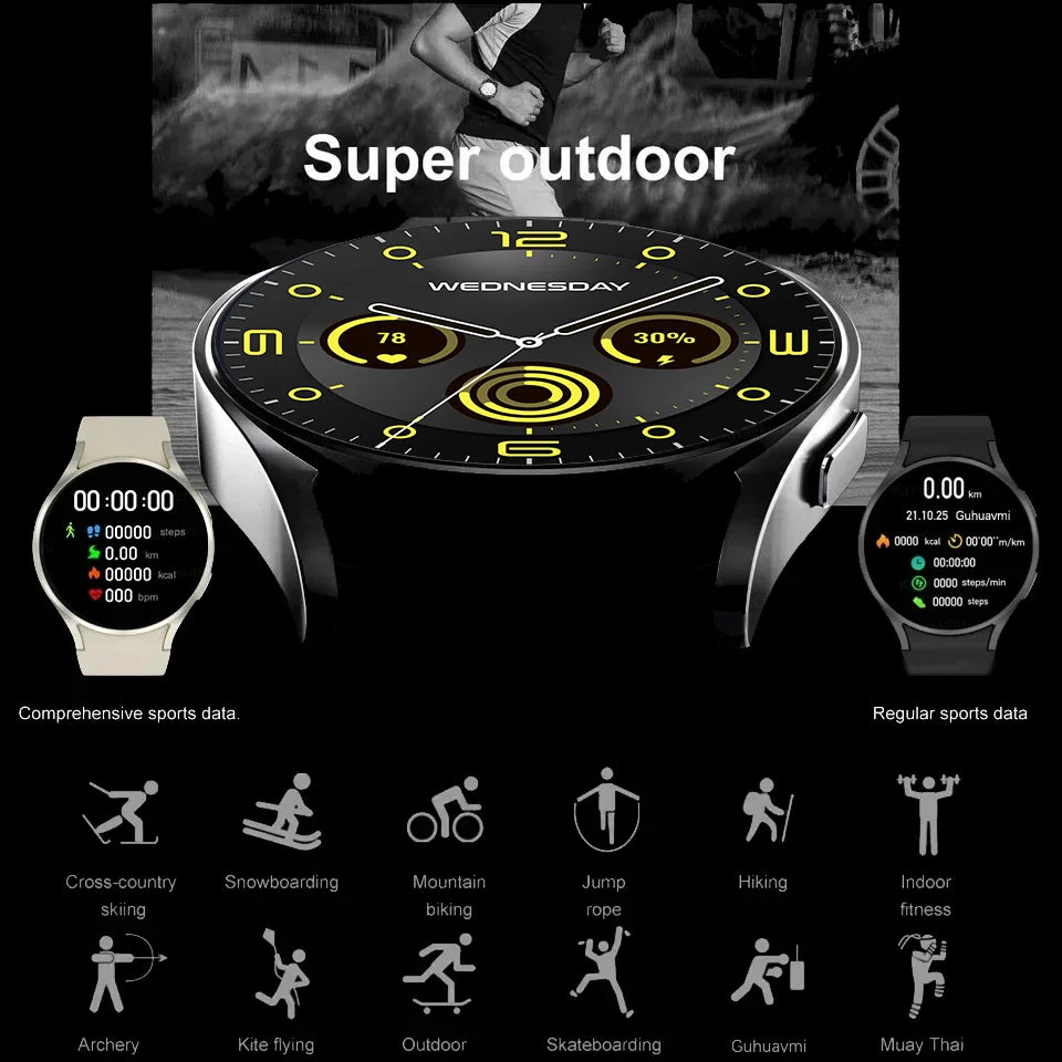 Smart Sports Watch with Bluetooth Call and Health Monitoring - Smarsty