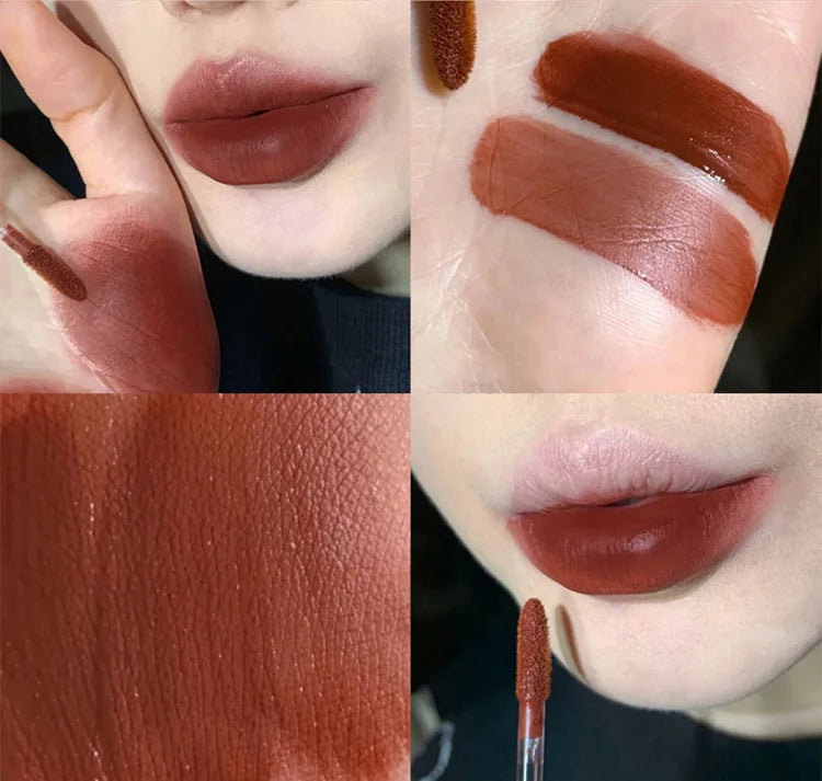 Gege Bear Rabbit Matte Velvet Lip Glaze Long Lasting Moisture - Smarsty