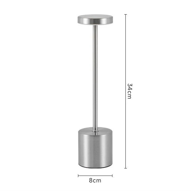 Rechargeable Alloy Cordless LED Table Lamp for Ambiance - Smarsty