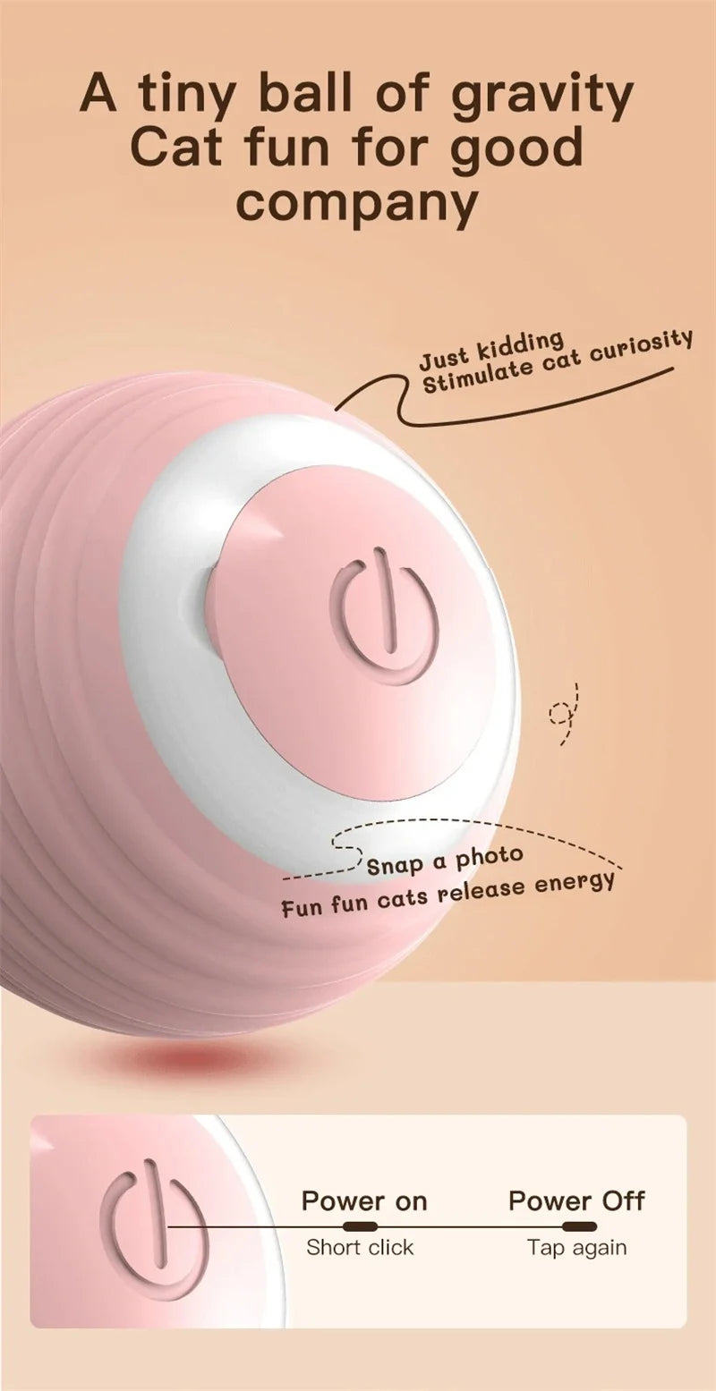 Interactive Electric Cat Ball Toy for Engaging Play - Smarsty