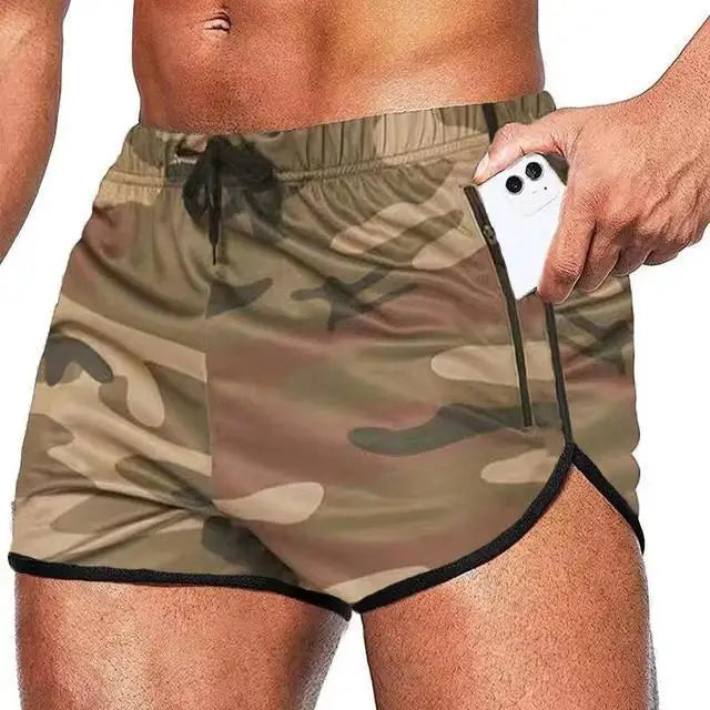 Men Sport Shorts Summer Sportswear Beach Jogging Short Pants Training Shorts Men Basketball Clothing Gym Fitness Running Bottoms - Smarsty