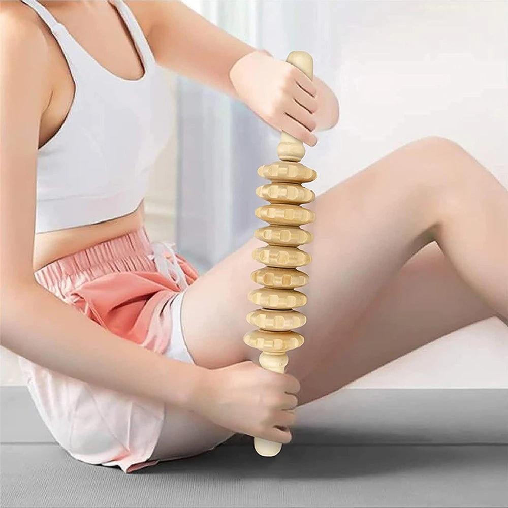 6 In 1 Wooden Massage Tool Set for Lymphatic Drainage - Smarsty